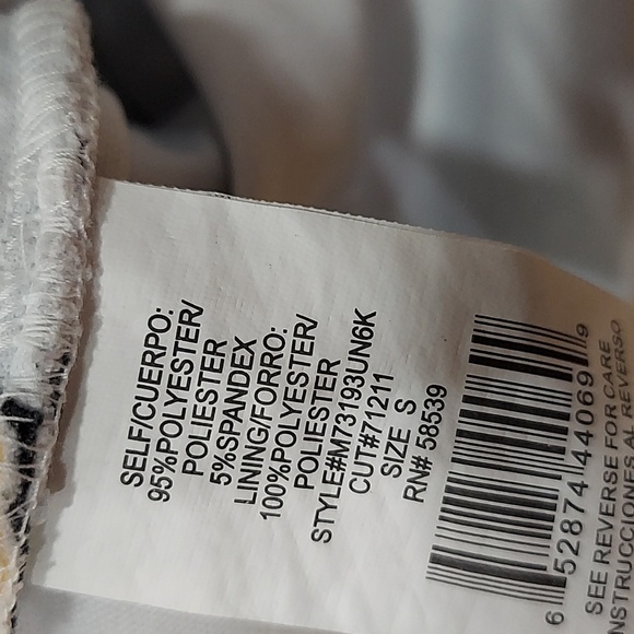 Speechless black and white floral print sundress tie back sweetheart neck Size S - Picture 9 of 10